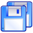 save, All, Disk, disc CornflowerBlue icon