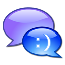 Chat, Comment, speak, talk, online chat LightSteelBlue icon
