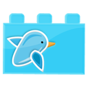 Lego, Sn, social network, twitter, Social Turquoise icon