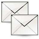 Copy, Letter, mail, Duplicate, Message, stock, envelop, Email WhiteSmoke icon