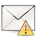 Email, mail, Message, mark, envelop, important, Letter WhiteSmoke icon