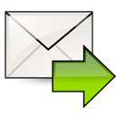 Email, envelop, stock, Message, mail, snd, Letter, Gnome Black icon