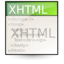 xml, mime, Application, Gnome, xhtml Linen icon