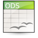 Spreadsheet, open document, Application, Oasis Linen icon