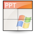 Ms, ppt, microsoft, Presentation, Application, powerpoint Linen icon
