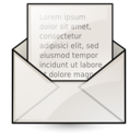 mark, envelop, Letter, Email, mail, Message, read Gainsboro icon
