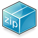 Application, Zip Black icon