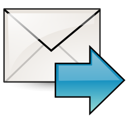envelop, stock, Email, Letter, mail, Message, Fwd, Gnome Black icon