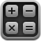 math, calculator, Calc, mathematics, calculation DarkSlateGray icon
