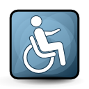 wheelchair, Access CadetBlue icon