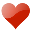 valentine, love Firebrick icon
