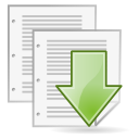 document, paper, save, File, As, save as WhiteSmoke icon