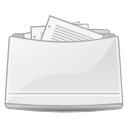File, document, open, paper WhiteSmoke icon