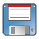 Floppy, save, unmount SteelBlue icon