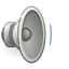 voice, speaker, sound, low, Audio, volume Gray icon