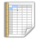 Spreadsheet, open document, Application, template, Oasis WhiteSmoke icon