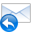 Email, mail, Response, Message, reply, Sender, Letter, envelop Lavender icon