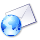 envelop, envelope, Email, mail, Letter, Message WhiteSmoke icon
