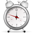 alarmclock, Alarm WhiteSmoke icon