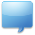 communicate, Comment, talk, Chat, speak, lumaqq CornflowerBlue icon