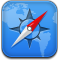 Browser, safari CornflowerBlue icon