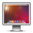 monitor, Computer, Desktop, Display, screen, lensflare SaddleBrown icon