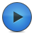play, button, Blue CornflowerBlue icon
