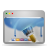 Desktop, wallpaper, Aqua Silver icon