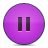 Pause, button, pink MediumOrchid icon