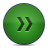green, button, Fast forward ForestGreen icon
