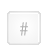 Key, password, Hash WhiteSmoke icon