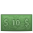 Cash, Dollar, Currency, Money, coin DarkOliveGreen icon