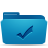 Folder, Blue, todos LightSeaGreen icon