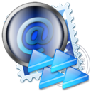 Email, mail, Message, Letter, replayall, envelop DarkSlateGray icon