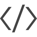 shapes, Computer, symbol, programming language Black icon