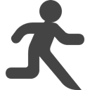 Running, people, stick man, runner, sport DarkSlateGray icon
