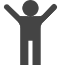 people, Masculine, stick man, exercise, sport DarkSlateGray icon