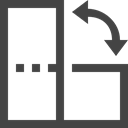 Arrows, interface, Multimedia Option, Squares, geometric DarkSlateGray icon