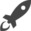 Space Ship, transport, Rocket Launch, Astronaut DarkSlateGray icon