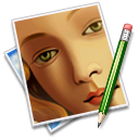 writing, Edit, write, Draw, photo, paint, Sodipodi, pic, pencil, Pen, Face, image, picture SaddleBrown icon