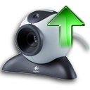webcamera, Ascending, pic, Ascend, technology, upload, Arrow, Up, photo, Webcamsend, picture, increase, rise, image Black icon