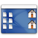 Desktop, Gdmflexiserver SteelBlue icon