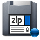 Zip, mount DarkSlateGray icon