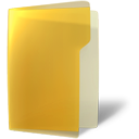 open, Folder, yellow Goldenrod icon