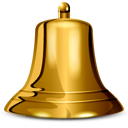 bell, Alarm, ringtone SaddleBrown icon