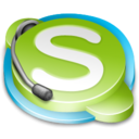 Messenger, Skype YellowGreen icon