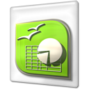 paper, File, document, msexcel, Excel GreenYellow icon