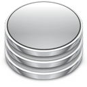 Database, db Silver icon