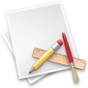 document, Application, Edit, write, Draw, Pen, writing, pencil, paint, paper, Applix, File Gainsboro icon