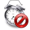 Clock, time, Disabled, alarm clock, Alarm, Kalarm, history Black icon